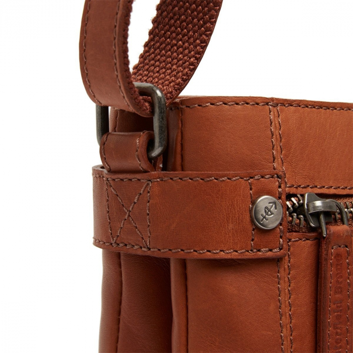 Geanta de umar unisex din piele naturala, The Chesterfield Brand, Brandis, Maro coniac [4]