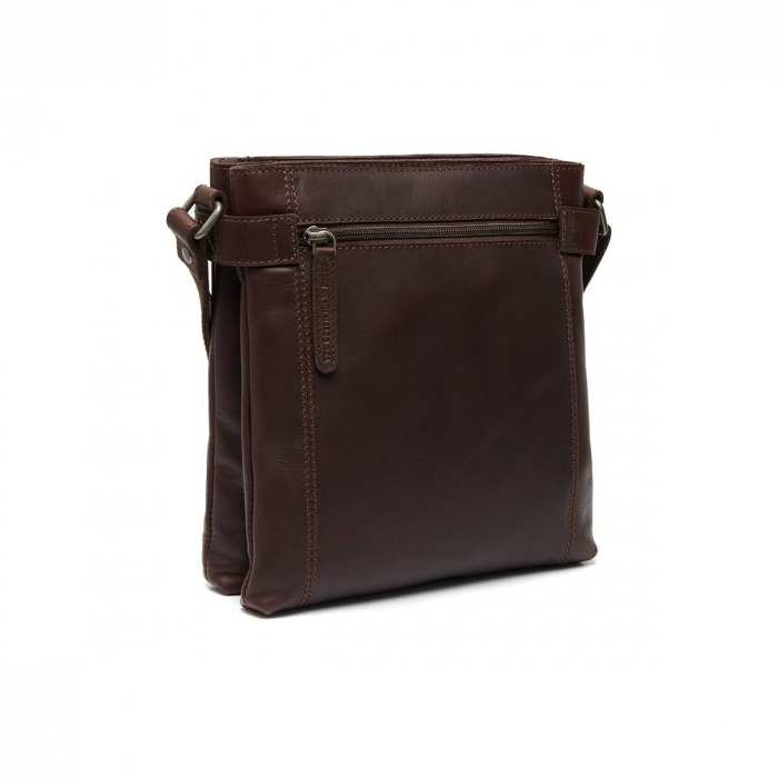 Geanta de umar unisex din piele naturala, The Chesterfield Brand, Brandis, Maro inchis [6]
