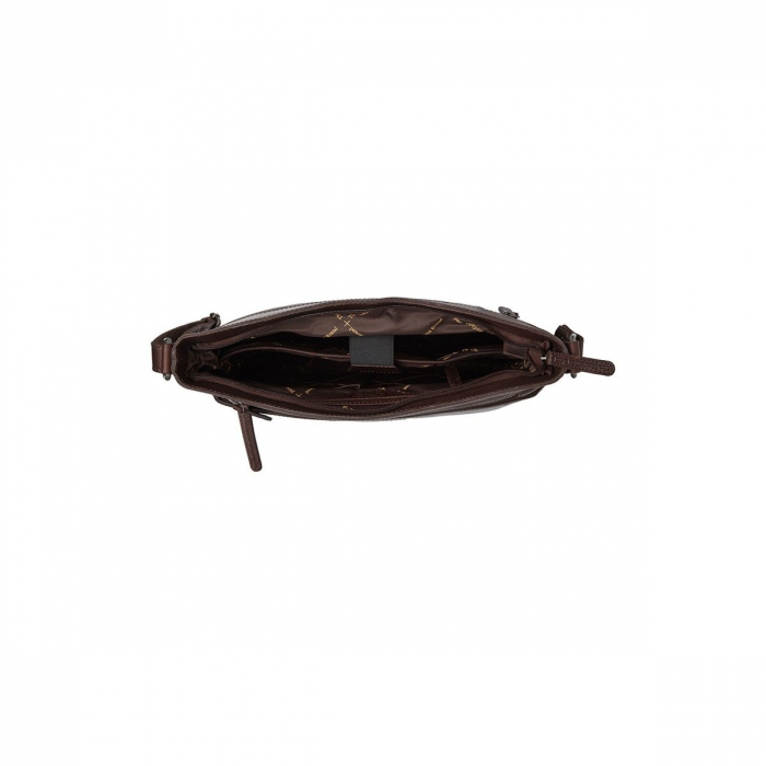 Geanta de umar pentru dama, piele naturala, The Chesterfield Brand, Lucena, Maro inchis [3]