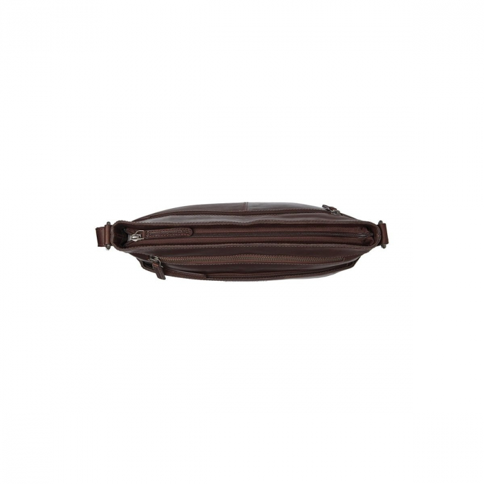 Geanta de umar pentru dama, piele naturala, The Chesterfield Brand, Lucena, Maro inchis [2]