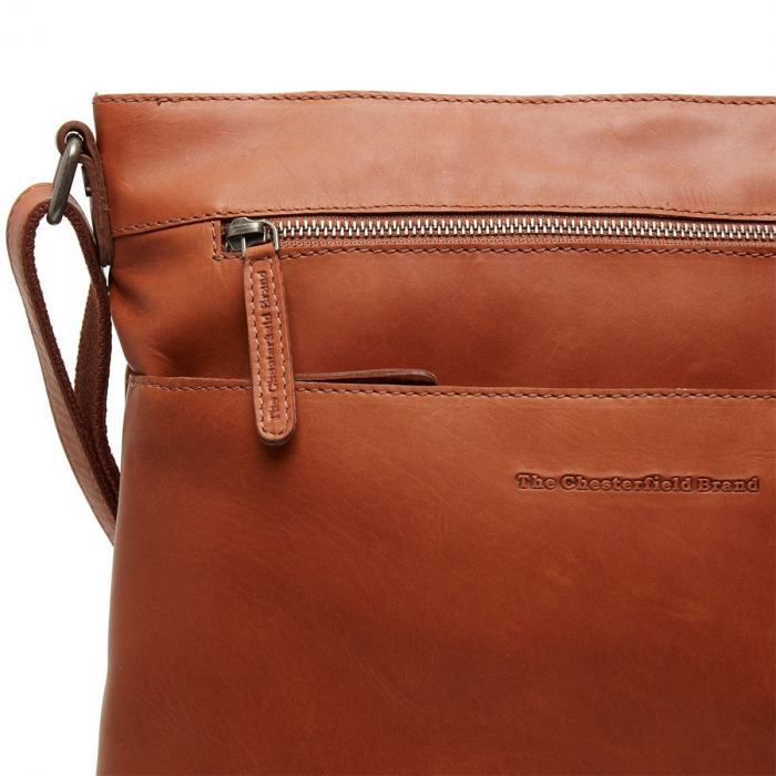 Geanta de umar pentru dama, piele naturala, The Chesterfield Brand, Lucena, Maro coniac [3]