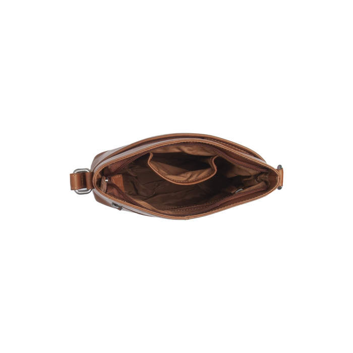 Geanta de umar unisex din piele naturala, The Chesterfield Brand, Navene, Maro coniac [4]