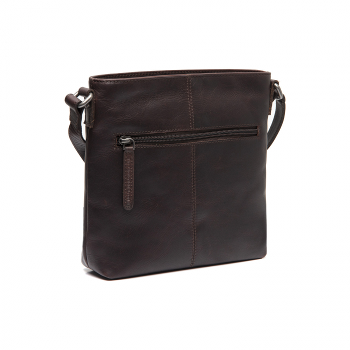 Geanta de umar unisex din piele naturala, The Chesterfield Brand, Navene, Maro inchis [6]