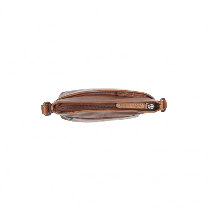 Geanta de umar unisex din piele naturala, The Chesterfield Brand, Navene, Maro coniac [3]