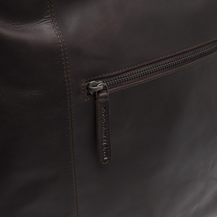 Geanta de umar Zira din piele naturala, The Chesterfield Brand - Maro inchis [4]