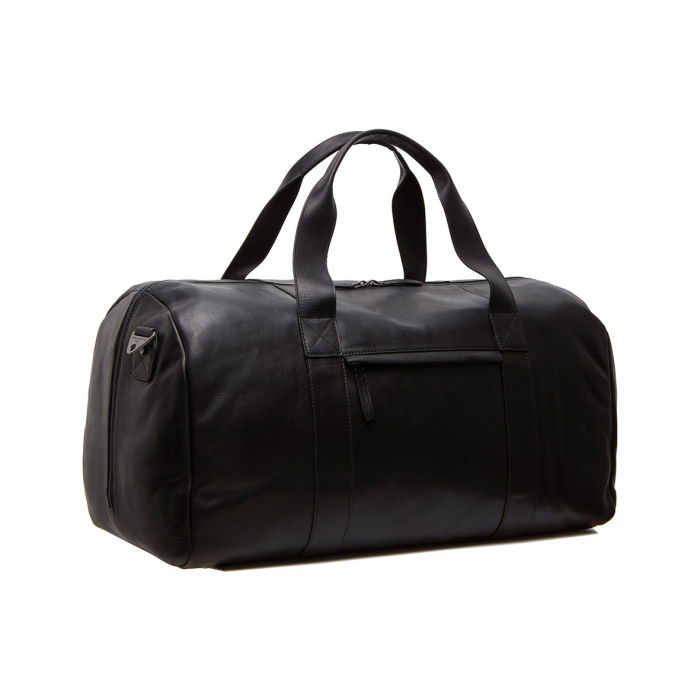 Geanta de voiaj de weekend, unisex The Chesterfield Brand, din piele naturala, Hudson, Negru [7]