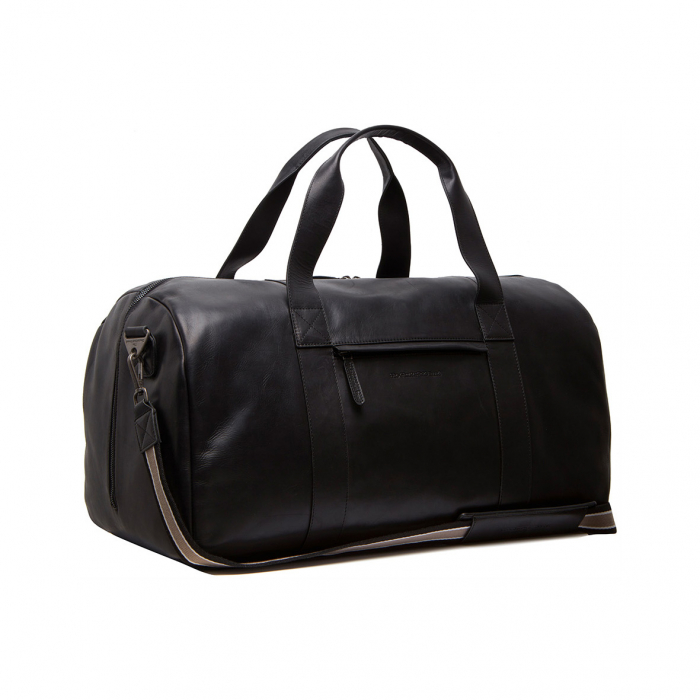 Geanta de voiaj de weekend, unisex The Chesterfield Brand, din piele naturala, Hudson, Negru [2]