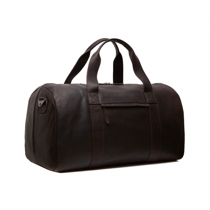 Geanta de voiaj de weekend, unisex The Chesterfield Brand, din piele naturala, Hudson, Maro inchis [6]