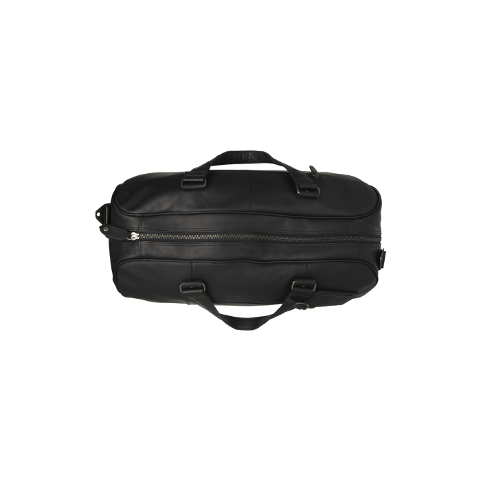 Geanta de voiaj de weekend, unisex The Chesterfield Brand, din piele naturala, Rivaro, Negru [4]