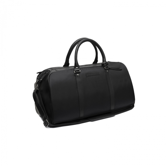 Geanta de voiaj unisex, The Chesterfield Brand, din nylon si piele, Tornio, Negru [2]
