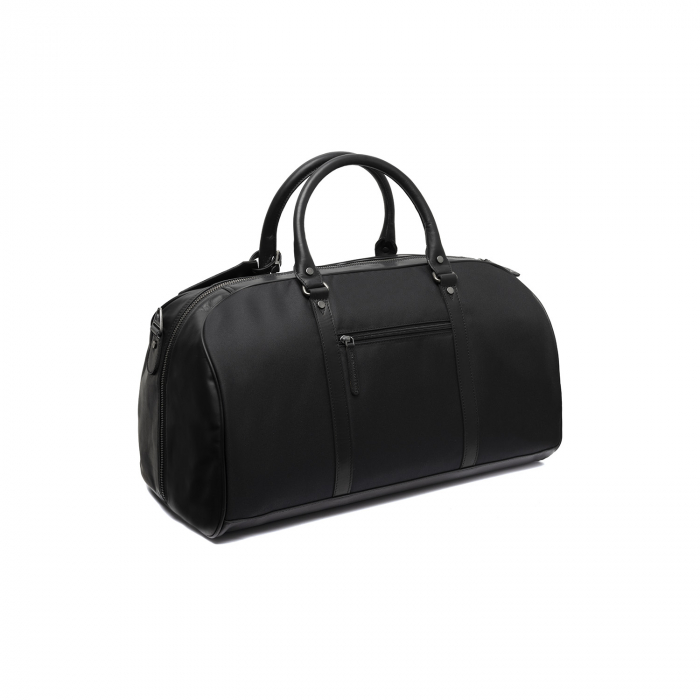 Geanta de voiaj unisex, The Chesterfield Brand, din nylon si piele, Tornio, Negru [7]