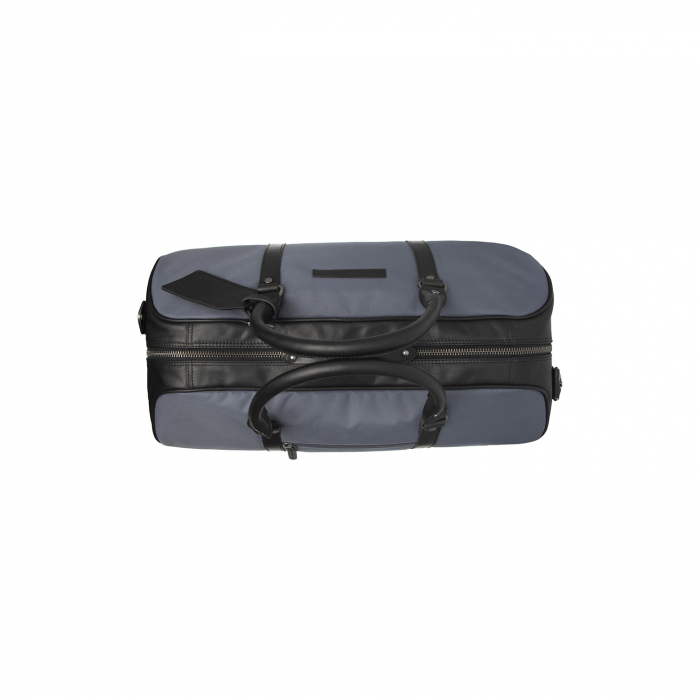Geanta de voiaj unisex, The Chesterfield Brand, din nylon si piele, Tornio, Gri [6]