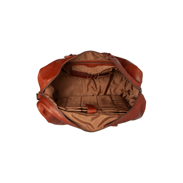 Geanta de voiaj unisex The Chesterfield Brand, din piele moale, Cavoli, Maro coniac [4]
