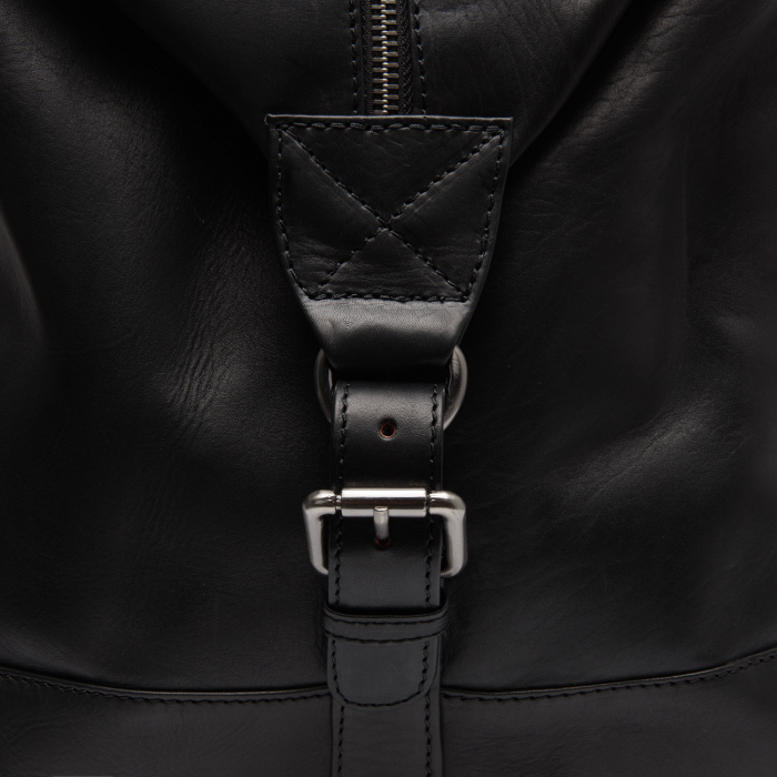 Geanta de voiaj unisex The Chesterfield Brand, din piele moale, Cavoli, Negru [4]