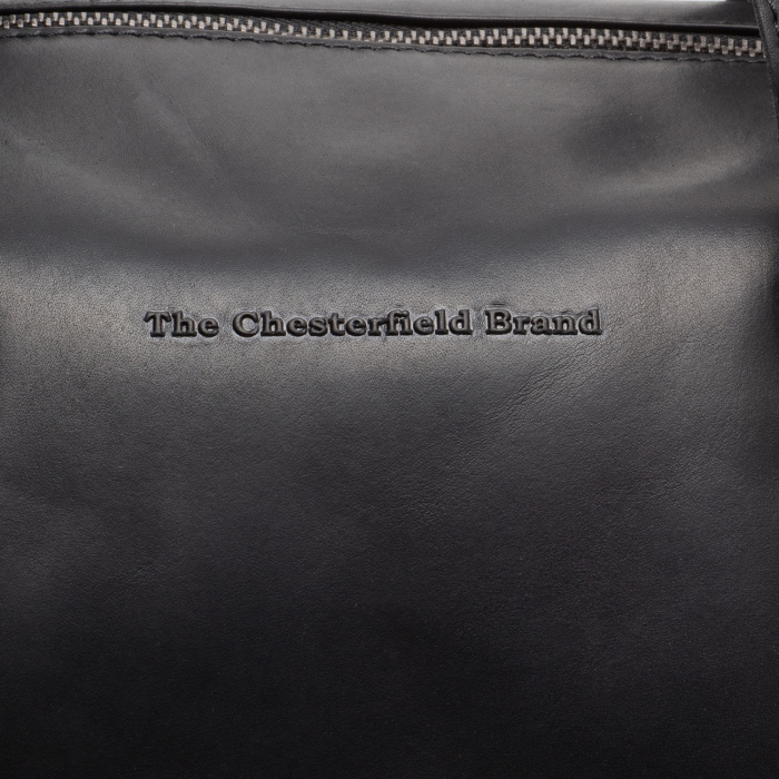 Geanta de voiaj unisex The Chesterfield Brand, din piele moale, Conor, Negru [7]