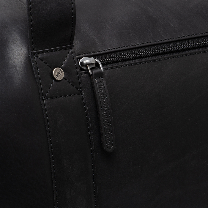 Geanta de voiaj unisex The Chesterfield Brand, din piele moale, Conor, Negru [8]