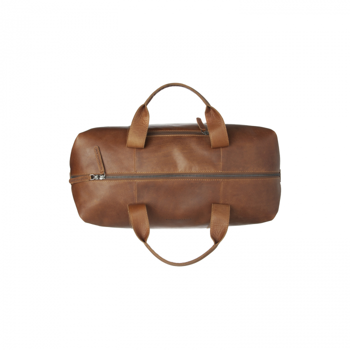 Geanta de voiaj unisex The Chesterfield Brand, din piele moale, Conor, Maro coniac [7]