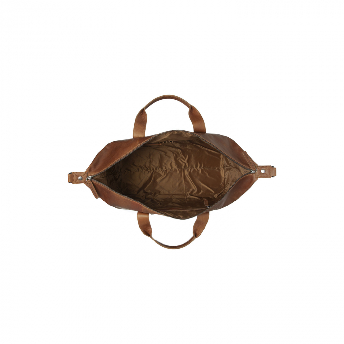 Geanta de voiaj unisex The Chesterfield Brand, din piele moale, Conor, Maro coniac [6]