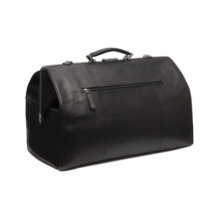 Geanta de voiaj cu compartiment pentru laptop, The Chesterfield Brand, din piele naturala, Corfu, Negru [2]
