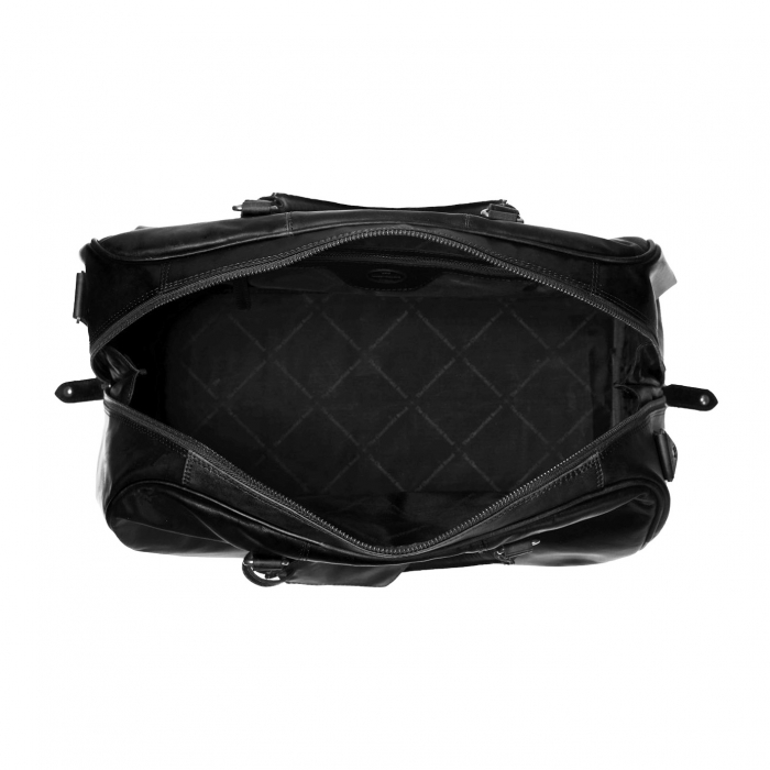 Geanta de voiaj unisex The Chesterfield Brand, din piele moale, Liam, Negru [4]