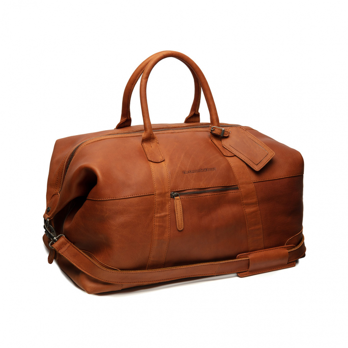 Geanta de voiaj unisex The Chesterfield Brand, din piele moale, Portsmouth, Maro coniac [5]