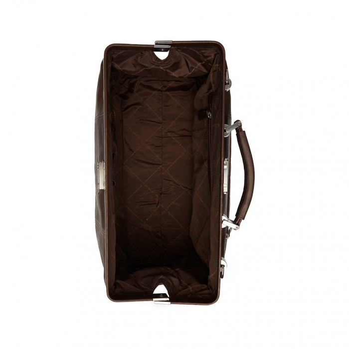 Geanta de voiaj unisex The Chesterfield Brand, din piele moale, Texel, Maro inchis [2]