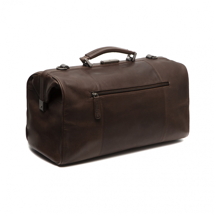 Geanta de voiaj unisex The Chesterfield Brand, din piele moale, Texel, Maro inchis [3]