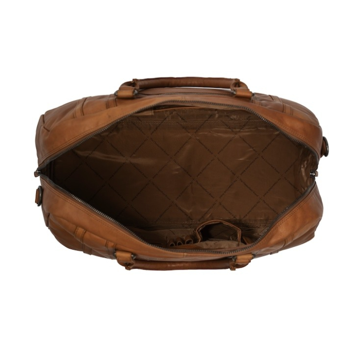 Geanta de voiaj unisex The Chesterfield Brand, din piele naturala, Kiel, Maro coniac [3]