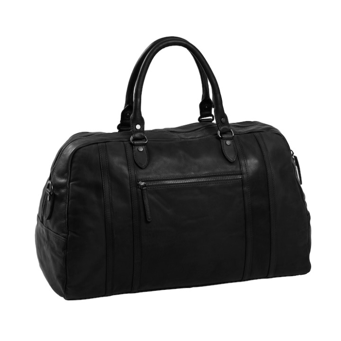 Geanta de voiaj unisex The Chesterfield Brand, din piele naturala, Kiel, Negru [5]