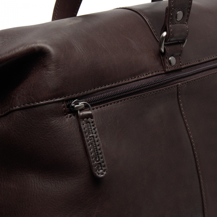 Geanta de voiaj unisex, The Chesterfield Brand, din piele naturala, Lazio, Maro inchis [5]