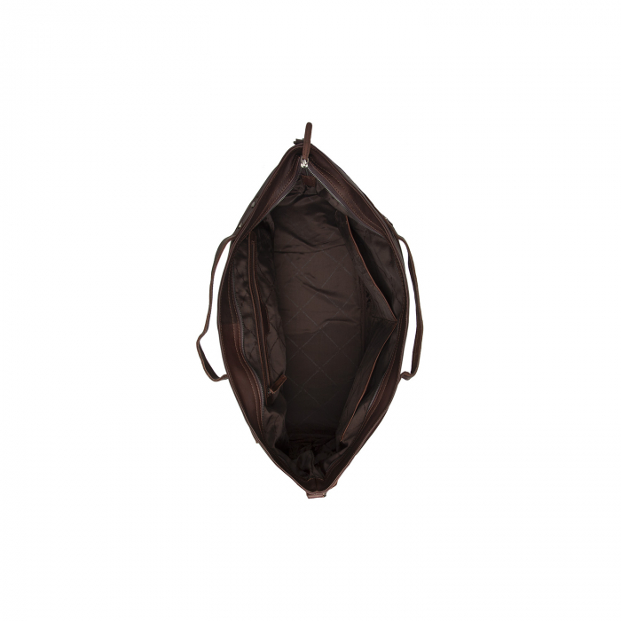Geanta de voiaj unisex, The Chesterfield Brand, din piele naturala, Mark, Maro inchis [4]