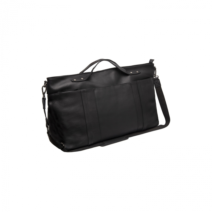 Geanta de voiaj unisex, The Chesterfield Brand, din piele naturala, Mark, Negru [3]