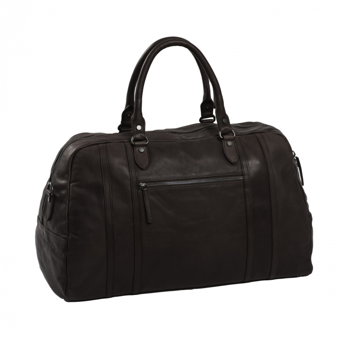 Geanta de voiaj unisex The Chesterfield Brand, din piele naturala, Kiel, Maro inchis [3]