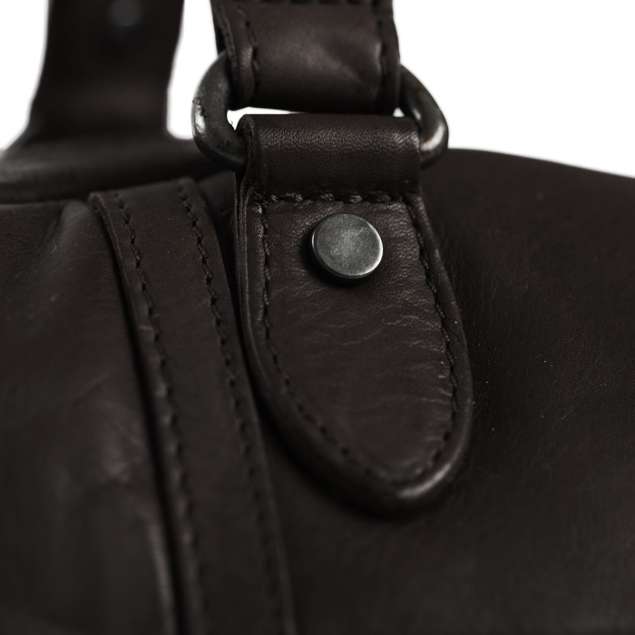 Geanta de voiaj unisex The Chesterfield Brand, din piele naturala, Kiel, Maro inchis [6]
