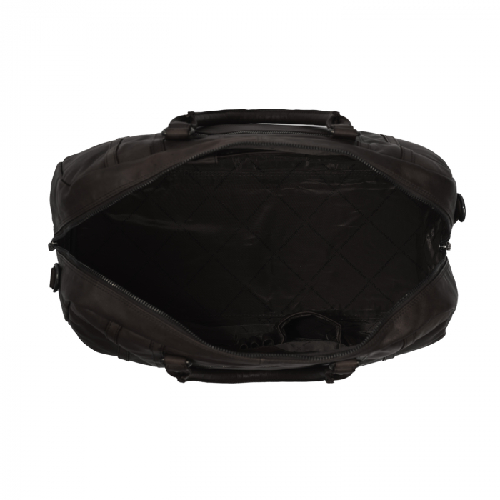 Geanta de voiaj unisex The Chesterfield Brand, din piele naturala, Kiel, Maro inchis [5]