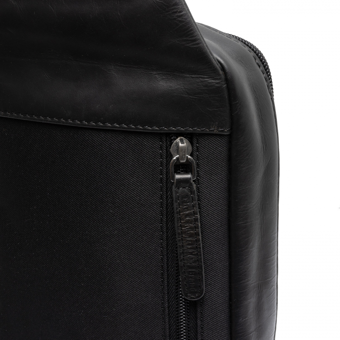 Geanta din nylon si piele, pentru barbati, The Chesterfield Brand, Salla, Negru [9]