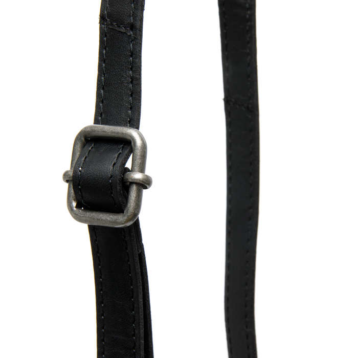 Geanta din piele naturala pentru telefon, The Chesterfield Brand, Langley, Negru [8]