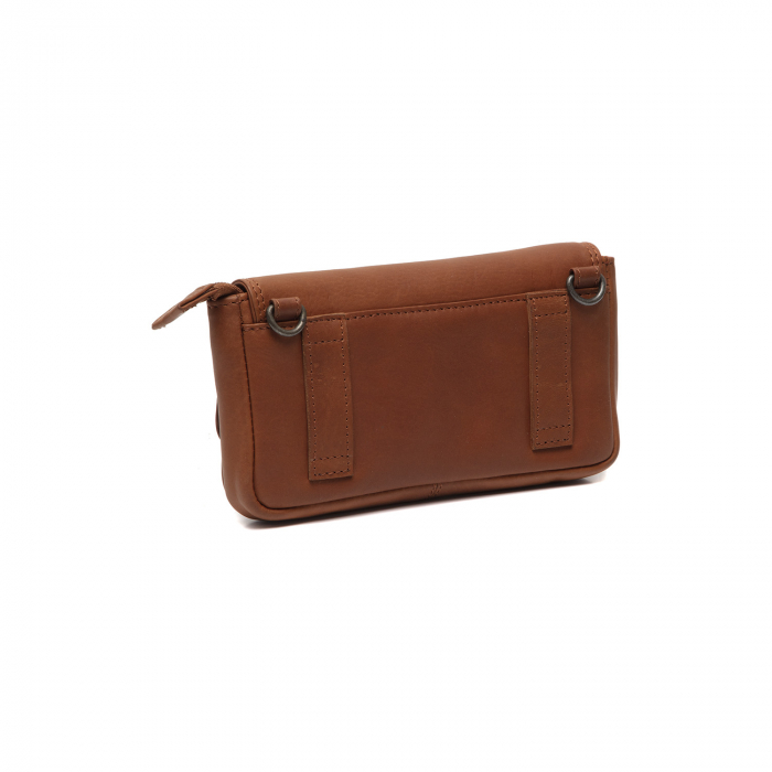 Geanta din piele naturala pentru telefon, The Chesterfield Brand, Nelson, Maro coniac [8]