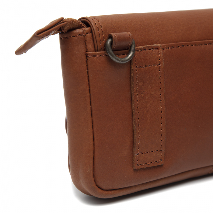 Geanta din piele naturala pentru telefon, The Chesterfield Brand, Nelson, Maro coniac [6]