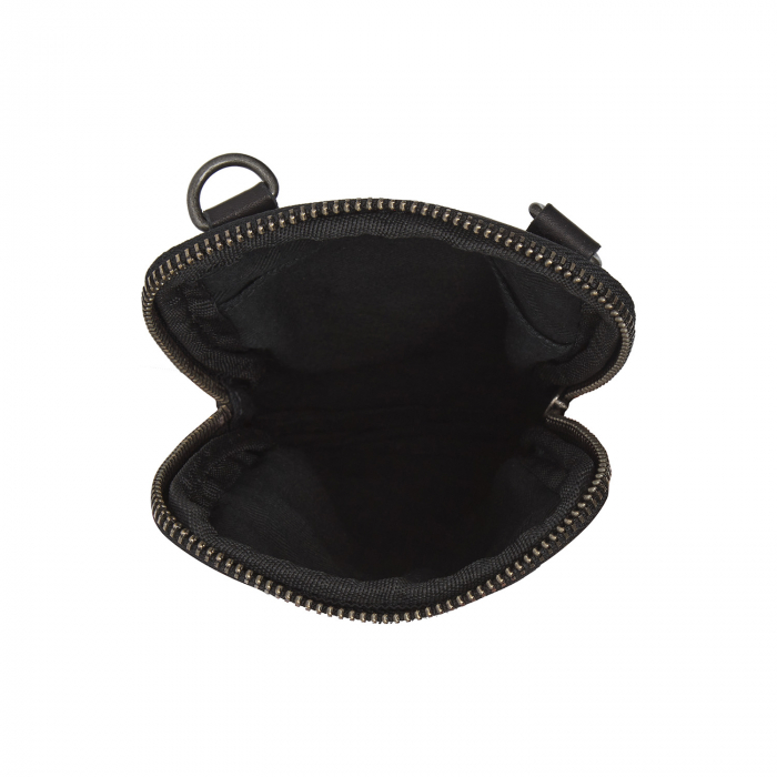 Geanta din piele naturala pentru telefon, The Chesterfield Brand, Salta, Negru [2]