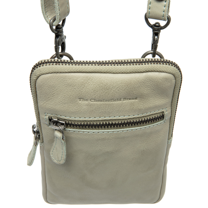Geanta din piele naturala pentru telefon, The Chesterfield Brand, Salta, Vernil Pastel [4]