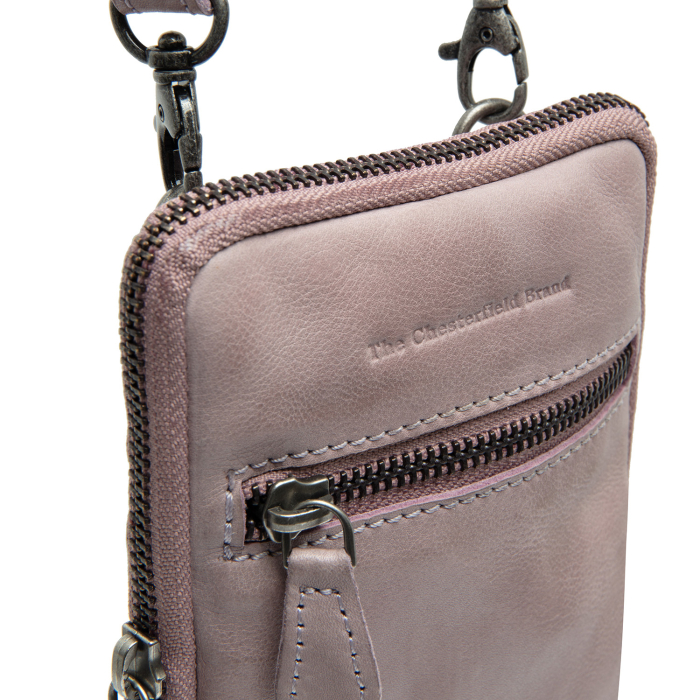 Geanta din piele naturala pentru telefon, The Chesterfield Brand, Salta, Liliachiu [2]