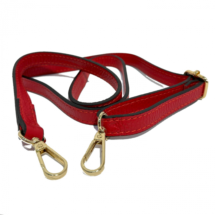 Geanta eleganta de dama, piele naturala, Noelle, Rosu [4]