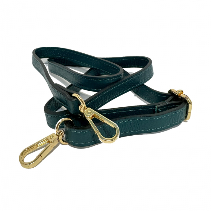 Geanta eleganta de dama, piele naturala, Noelle, Albastru petrol [3]