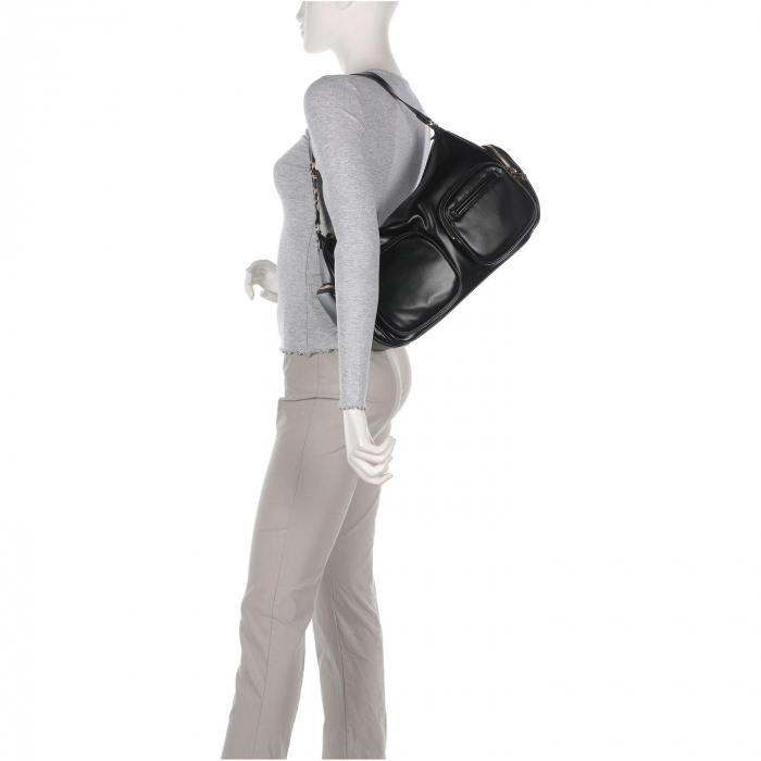 Geanta hobo de dama, Liu Jo, AF4107, Negru [2]