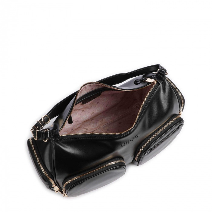 Geanta hobo de dama, Liu Jo, AF4107, Negru [4]