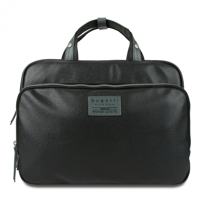 Geanta laptop pentru barbati, Bugatti, Moto 13inch, Negru [2]