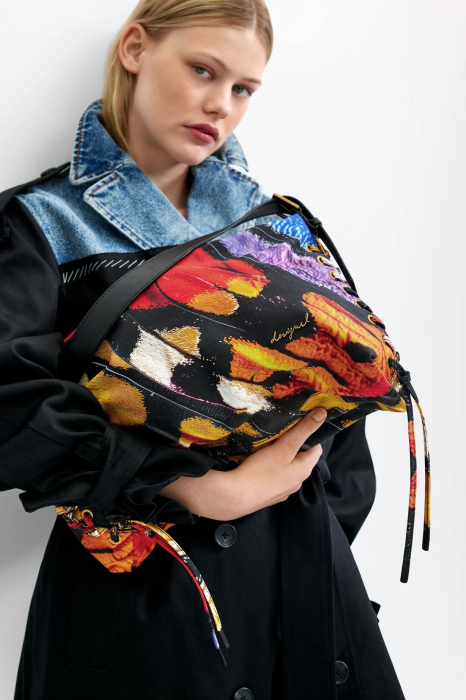 Geanta mare de dama Desigual, seria Wingland Leiria, Multicolor [2]
