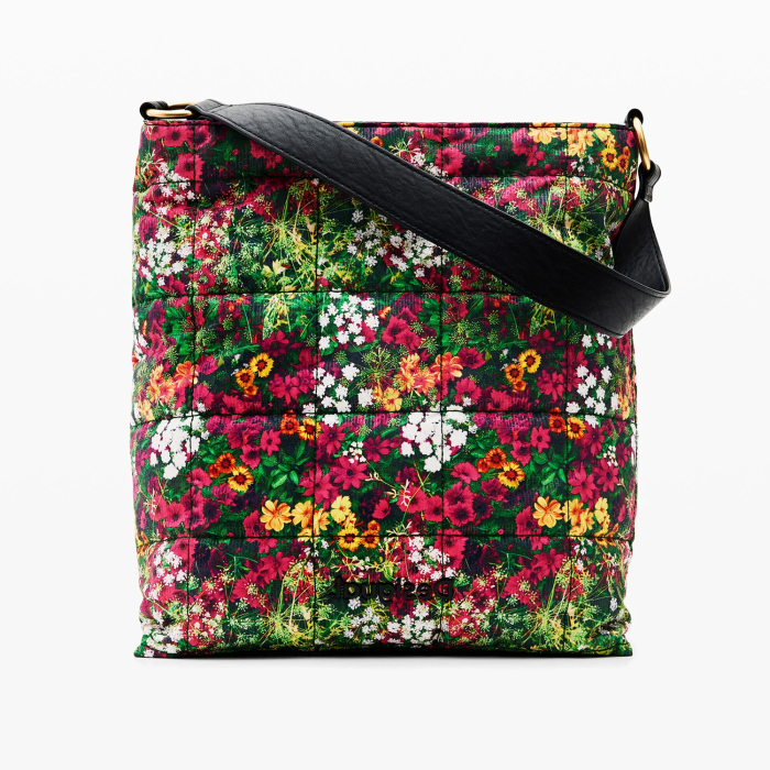 Geanta mare de umar cu imprimeu floral, Desigual BAG IVY BUTAN, Multicolor [3]