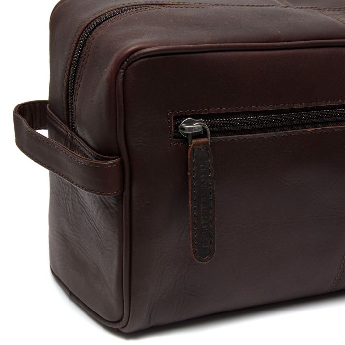 Geanta mare pentru cosmetice The Chesterfield Brand, din piele naturala, Cyprus, Maro Inchis [2]